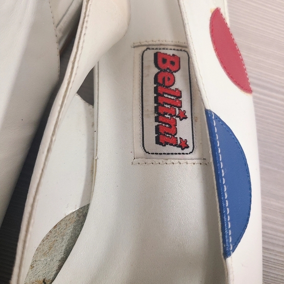 Ballini Vintage Multi-colored Polka Almond Toe sling backs - Picture 7 of 9